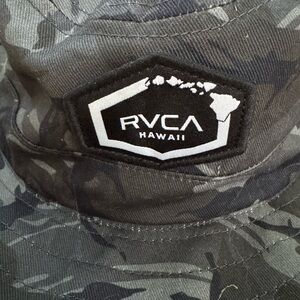 RVCA Hawaii Black Camo Bucket Hat